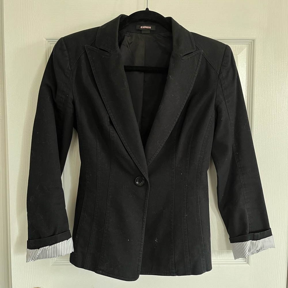 Express Women's Black Blazer